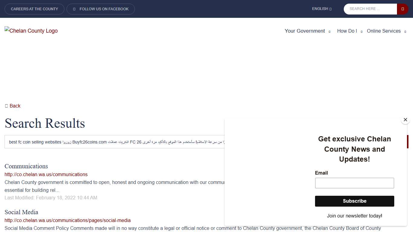 County of Chelan, Washington